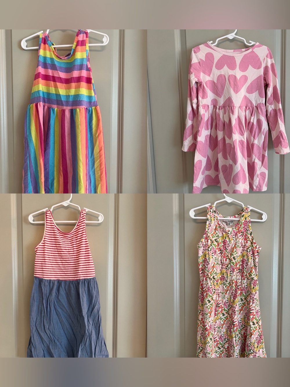 LOT! 4 Girls Play Dresses Size 6
